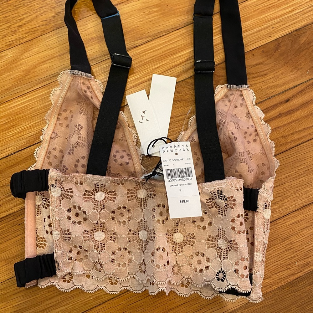 NWT Barney’s New York bra in blush - Picture 2 of 3